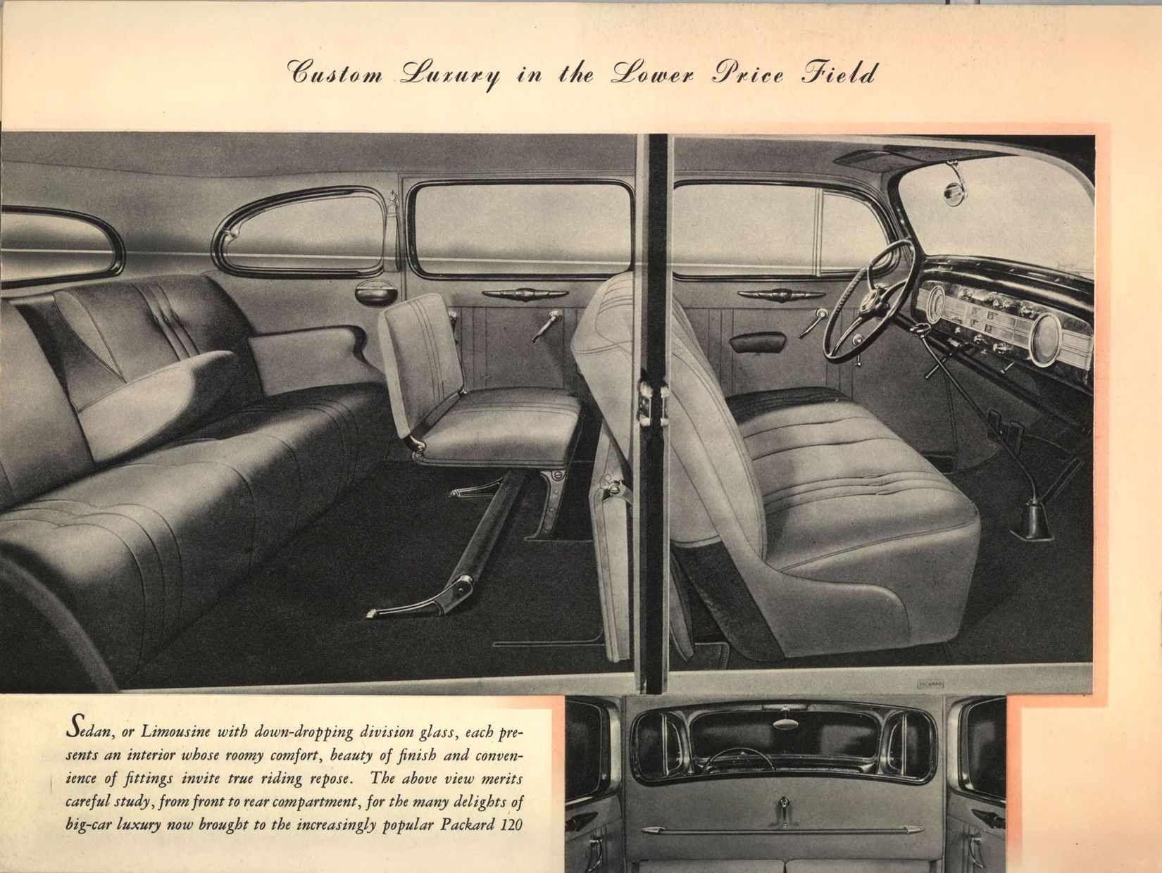 1937 Packard 120 Brochure Page 5